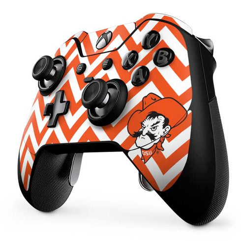 Oklahoma State University Chevron Print Xbox One Elite Controller Skin