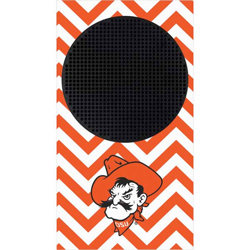 Oklahoma State University Chevron Print Xbox Series S Bundle Skin