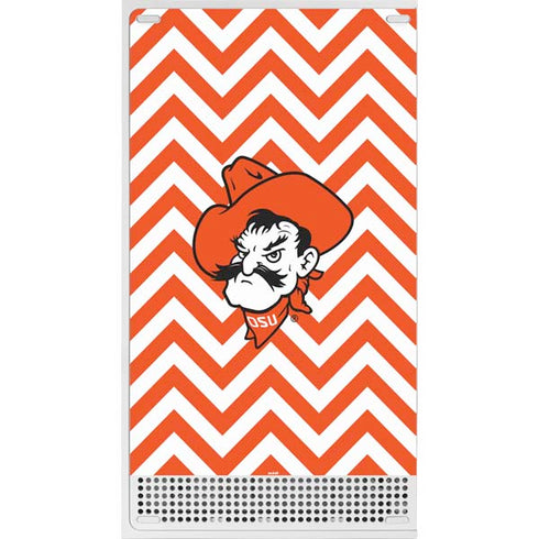Oklahoma State University Chevron Print Xbox Series S Bundle Skin