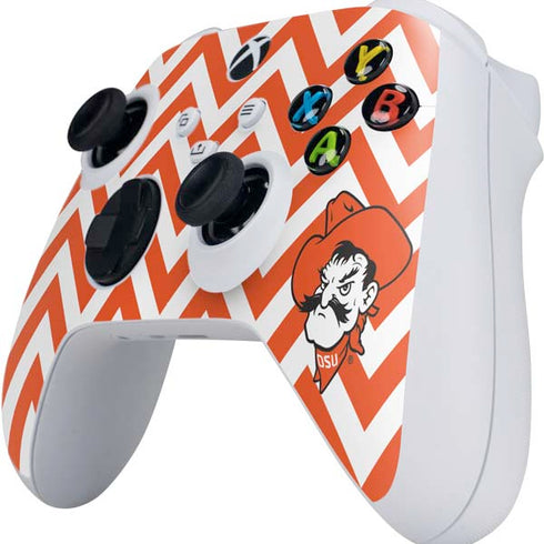 Oklahoma State University Chevron Print Xbox Series S Controller Skin
