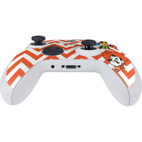 Oklahoma State University Chevron Print Xbox Series S Controller Skin