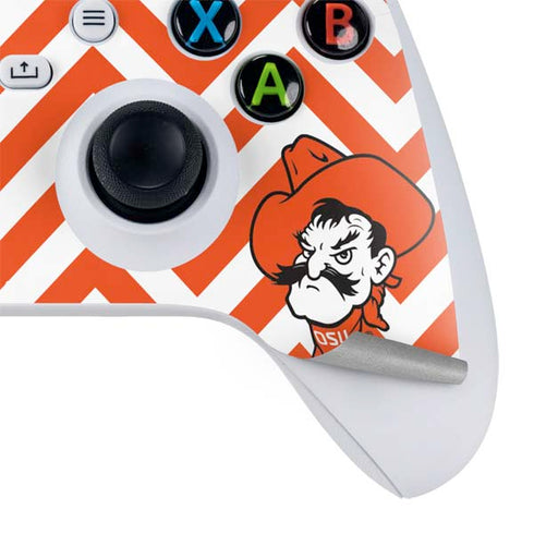 Oklahoma State University Chevron Print Xbox Series S Controller Skin