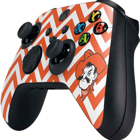 Oklahoma State University Chevron Print Xbox Series X Controller Skin