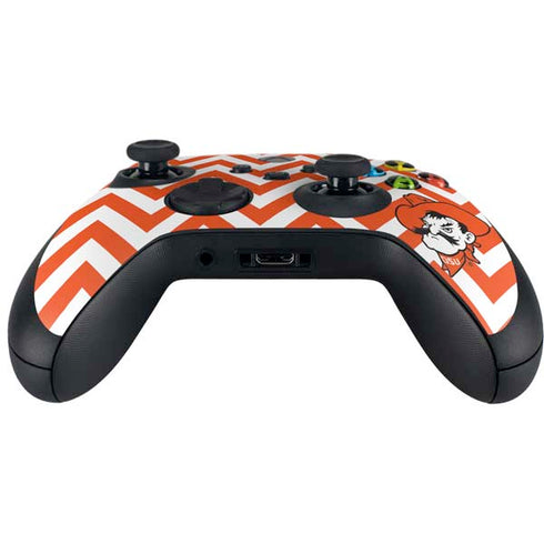 Oklahoma State University Chevron Print Xbox Series X Controller Skin