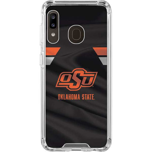 Oklahoma State University Jersey Galaxy A30 Clear Case