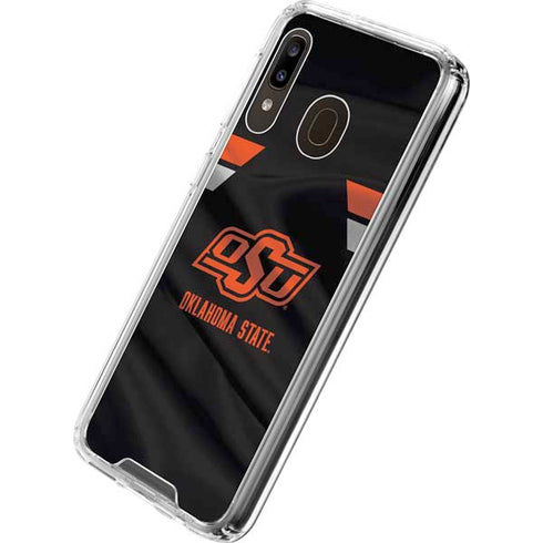 Oklahoma State University Jersey Galaxy A30 Clear Case