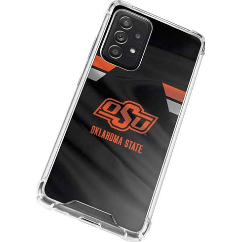 Oklahoma State University Jersey Galaxy A52 5G Clear Case