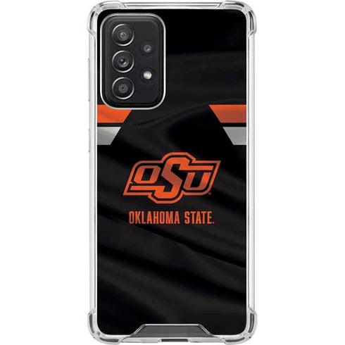 Oklahoma State University Jersey Galaxy A52 5G Clear Case