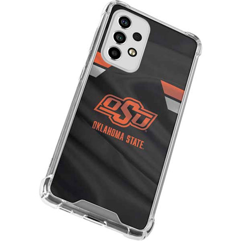 Oklahoma State University Jersey Galaxy A53 5G Clear Case