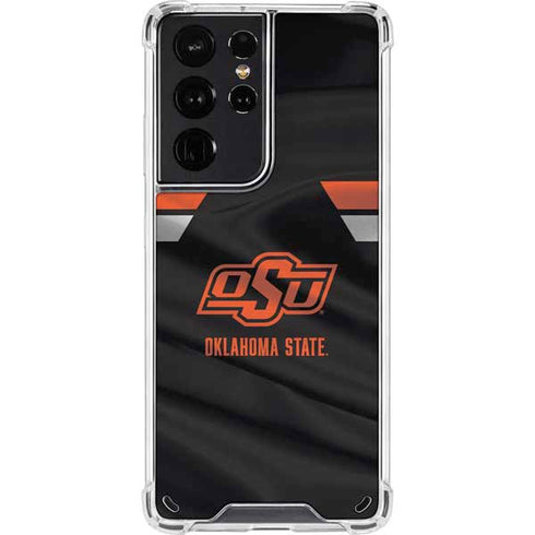 Oklahoma State University Jersey Galaxy S21 Ultra 5G Clear Case