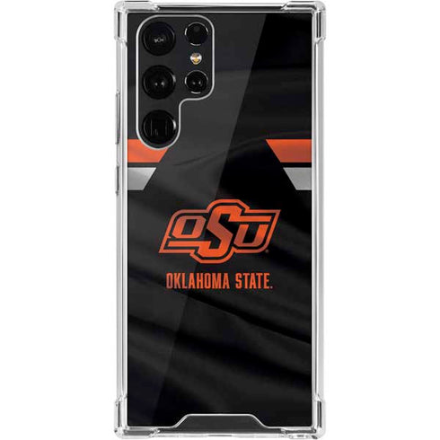 Oklahoma State University Jersey Galaxy S22 Ultra Clear Case