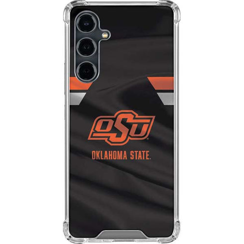Oklahoma State University Jersey Galaxy S23 FE Clear Case