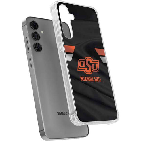 Oklahoma State University Jersey Galaxy S24 Plus Clear Case