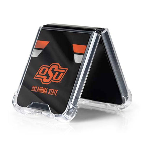 Oklahoma State University Jersey Galaxy Z Flip5 5G Clear Case
