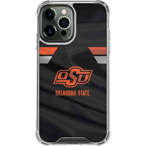 Oklahoma State University Jersey iPhone 13 Pro Max Clear Case