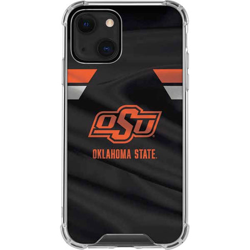 Oklahoma State University Jersey iPhone 14 Plus Clear Case