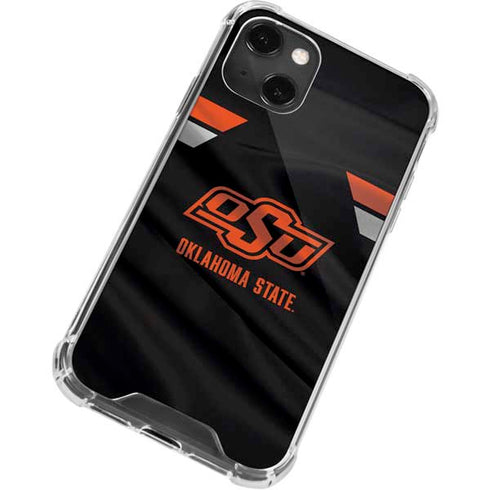 Oklahoma State University Jersey iPhone 14 Plus Clear Case