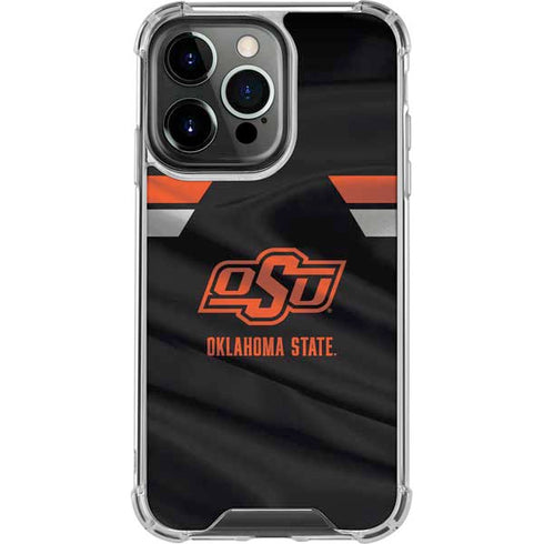 Oklahoma State University Jersey iPhone 14 Pro Clear Case