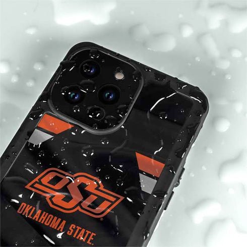 Oklahoma State University Jersey iPhone 14 Pro Max Waterproof Case