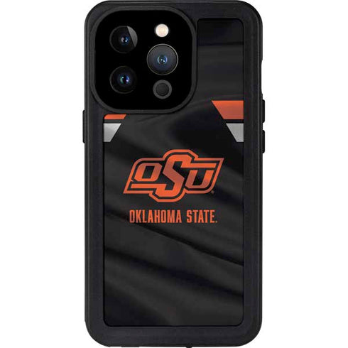 Oklahoma State University Jersey iPhone 14 Pro Waterproof Case