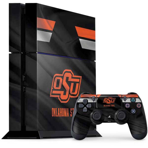 Oklahoma State University Jersey PS4 Console and Controller Bundle Skin