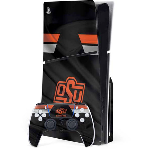 Oklahoma State University Jersey PS5 Slim Disk Bundle Skin