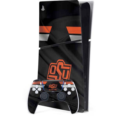 Oklahoma State University Jersey PS5 Slim Digital Edition Console Skin