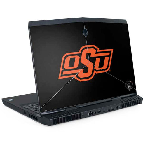 Oklahoma State University OSU on Black Dell Alienware Skin