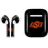 Oklahoma State University OSU on Black Apple AirPods Skin