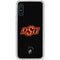 Oklahoma State University OSU on Black Galaxy A10e Clear Case