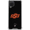 Oklahoma State University OSU on Black Galaxy A12 Clear Case