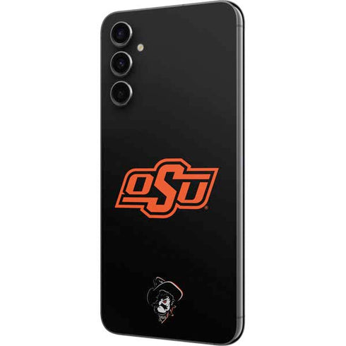 Oklahoma State University OSU on Black Galaxy A14 5G Skin