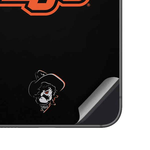 Oklahoma State University OSU on Black Galaxy A14 5G Skin