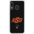Oklahoma State University OSU on Black Galaxy A20 Clear Case