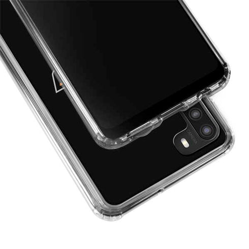 Oklahoma State University OSU on Black Galaxy A21 Clear Case