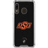 Oklahoma State University OSU on Black Galaxy A30 Clear Case