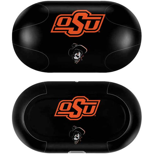 Oklahoma State University OSU on Black Galaxy Buds Plus Skin