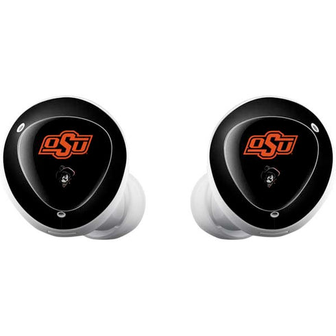 Oklahoma State University OSU on Black Galaxy Buds Plus Skin