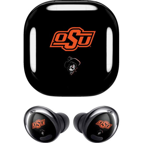 Oklahoma State University OSU on Black Galaxy Buds Pro Skin
