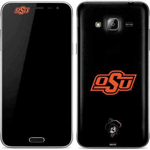 Oklahoma State University OSU on Black Galaxy J3 Skin