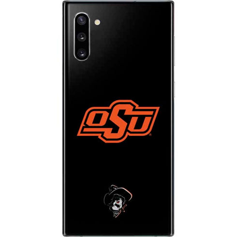 Oklahoma State University OSU on Black Galaxy Note 10 Skin
