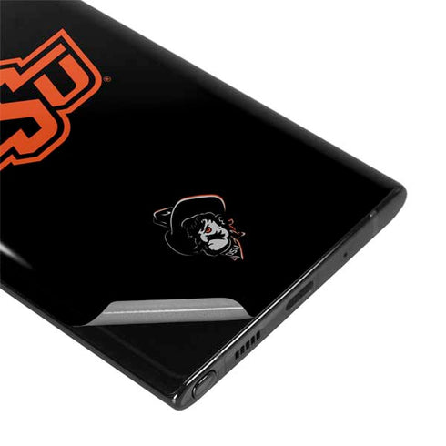 Oklahoma State University OSU on Black Galaxy Note 10 Skin