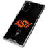 Oklahoma State University OSU on Black Galaxy Note20 5G Clear Case