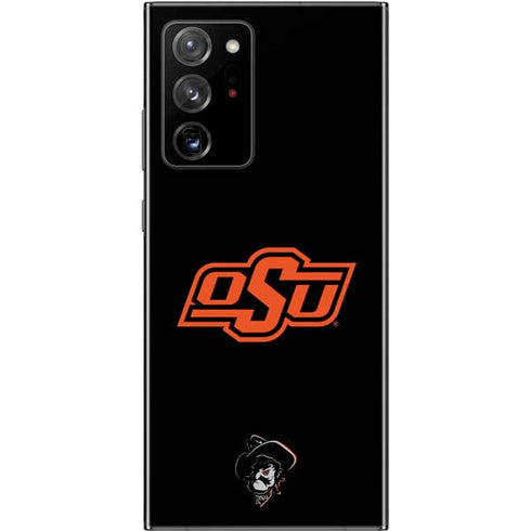 Oklahoma State University OSU on Black Galaxy Note20 Ultra 5G Skin