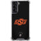 Oklahoma State University OSU on Black Galaxy S21 5G Clear Case
