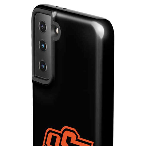 Oklahoma State University OSU on Black Galaxy S21 FE Pro Case