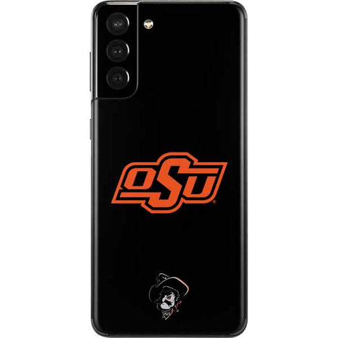 Oklahoma State University OSU on Black Galaxy S21 Plus 5G Skin