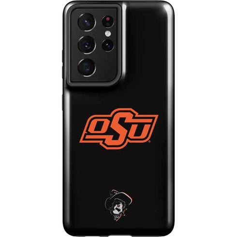 Oklahoma State University OSU on Black Galaxy S21 Ultra 5G Pro Case