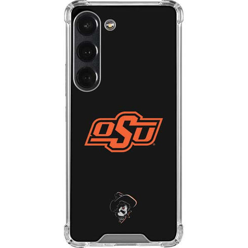 Oklahoma State University OSU on Black Galaxy S23 Clear Case