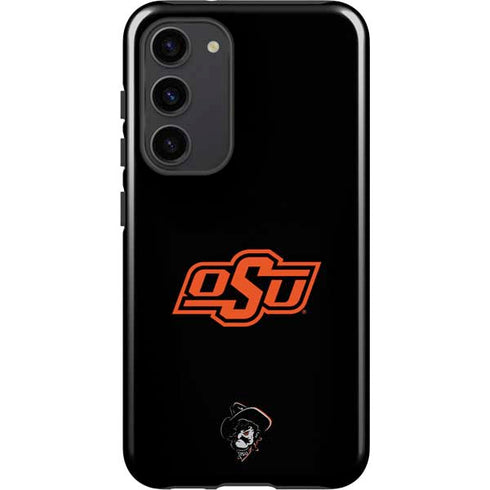 Oklahoma State University OSU on Black Galaxy S23 Plus Pro Case